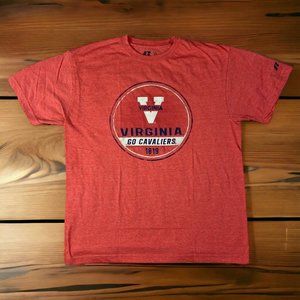 Russel Virginia Cavaliers Shirt Adult Large Orange Go Cavaliers 1819 T Shirt